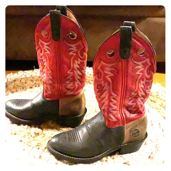 double h boots red